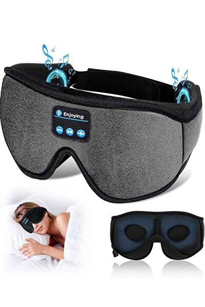 fulina Sleeping Headphones, 3D Sleeping Mask Bluetooth Wireless Music Blackout Eye Mask, Side Sleeping Head