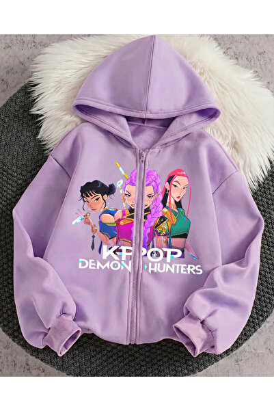 Touz Moda Young Kpop Demon Hunters 3-Thread Thick Sweet Cardigan