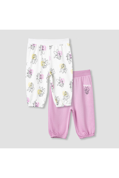 Disney Minnie Mouse Print Joggers - Set of 2