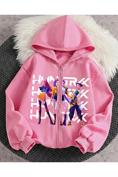 Touz Moda Young Kpop Demon Hunters 3-Thread Thick Sweet Cardigan