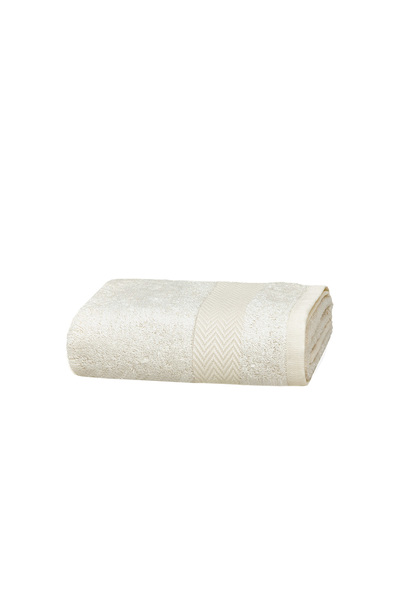 Yataş Esna 60% Cotton-40% Bamboo Hand/Face/Head Towel, 50X90 cm (1 Piece) - Ecru