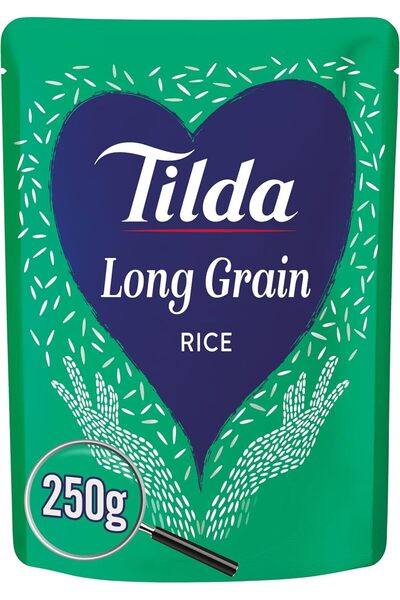 Tilda Long Grain Rice, 250g (2 min - Microwave)