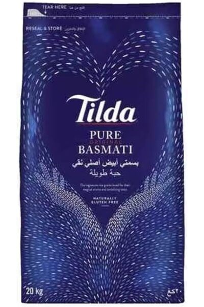 Tilda India Original Pure Basmati Rice, 20 Kg