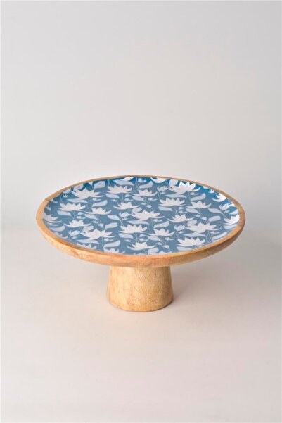 Tohana Mango Agaci Ayakli Kek Standi * 30 Cm * Mavi