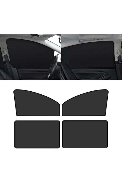 Arabest 4 قطع من واقيات الشمس الجانبية للسيارة مع مغناطيس، 24.41 بوصة × 18.9 ...