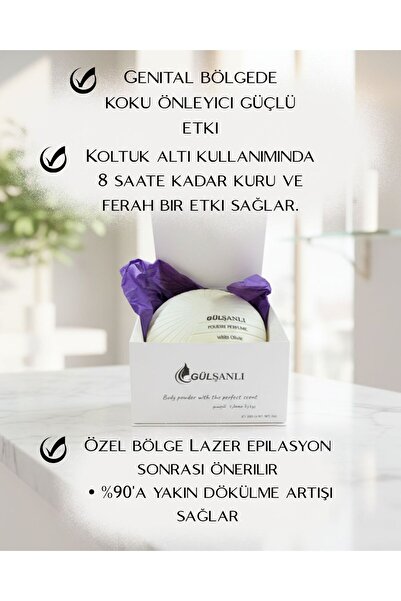 GÜL ŞANLI GÜLŞANLI – White Olivie Mango Parfümlü Pudra