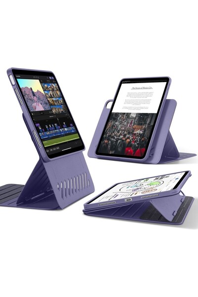 ESR Apple iPad Air 11 M3 2025 Çift Manyetik Destekli Kalem Hazneli Shift Magn...