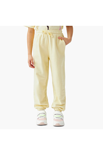 Juniors Solid Joggers with Drawstring Closure and Pockets