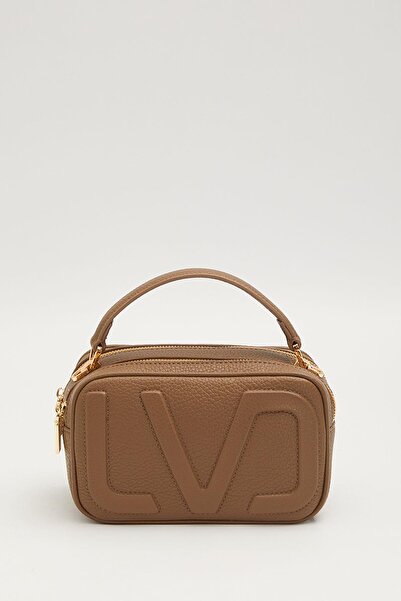 Levidor Camel Large Logo Handbag