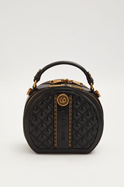 Levidor Black Round Shape Handbag