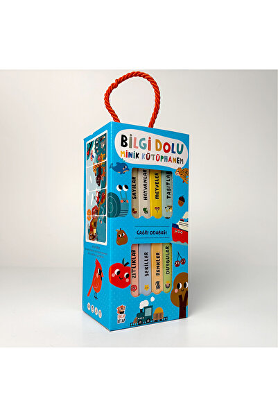 Sincap Kitap BİLGİ DOLU MİNİK KÜTÜPHANEM MAVİ KUTU
