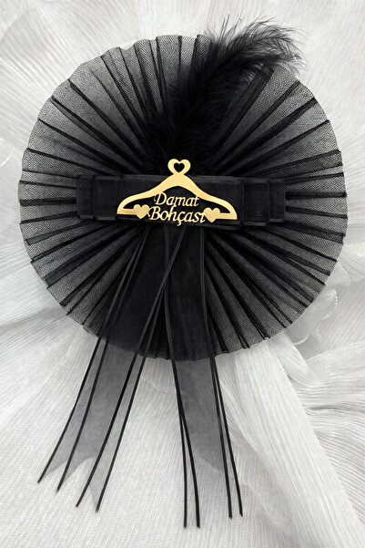 ZEYMERADE Black Groom's Trunk Ornament, 5 Plexiglass Pieces, Bridal Dowry Wedding Engagement Gift Convoy Suitcase Trunk Henna