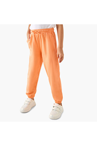 Juniors Girls Joggers with Pockets - Cotton Blend - Elasticated