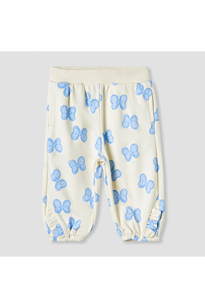 Juniors Bow Print Joggers