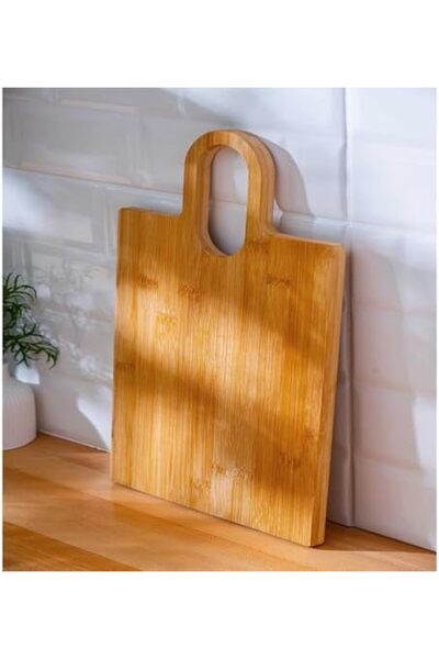 BRF Bezless Wooden Cutting Board, Decorative Kitchen Presentation Board (Rect...