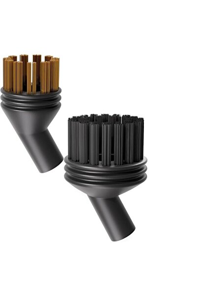 Yelajoy 2-Pack Steam Cleaner Accessories for Copper Brush，Steamer Mop Small Brushes Heads Replacement Part