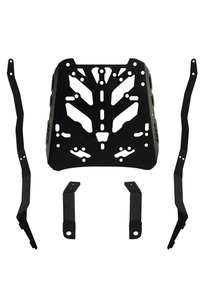 GP KOMPOZİT TVS Raider 125 2024-2025 Uyumlu Arka Çanta Demiri Siyah