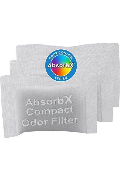 BRF Bezsell Itouchless 3-Pack Compact Absorbx Odor, Trash Can Filters 1027645