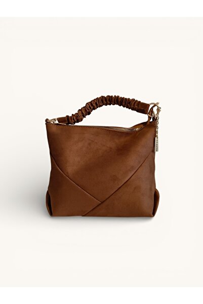 MEGUYA Axis Suede Kadın Omuz Askılı El Çantası