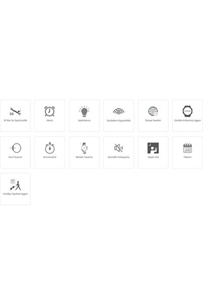 Casio Casual Watch, Silver, strap