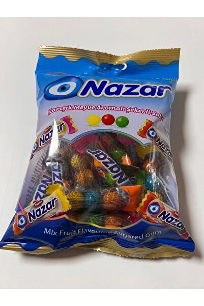 Nazar karışık meyve aromalı şekerli sakız