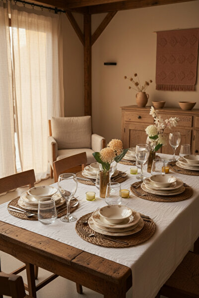 Bernardo Nostalji 24 Parça Porselen Yemek Takımı