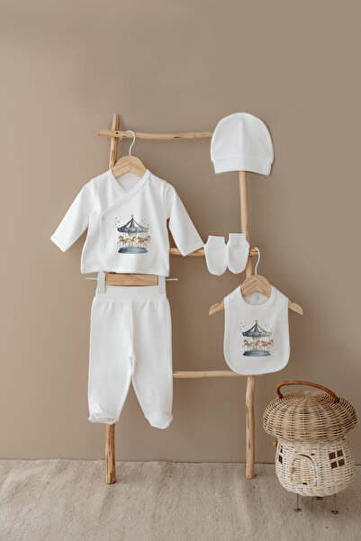 Messido Plus 5 قطع - دوامة الخيل الزرقاء ذات الطراز القديم