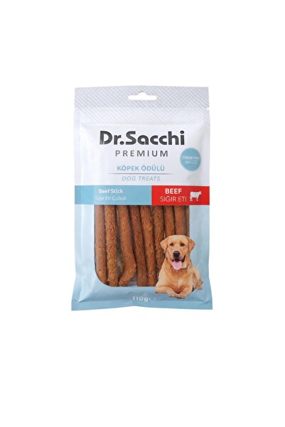 Dr. Sacchi Dr.Sacchi Premium Sığır Etli Çubuk Tahılsız Köpek Ödülü 5" 11-13 G...