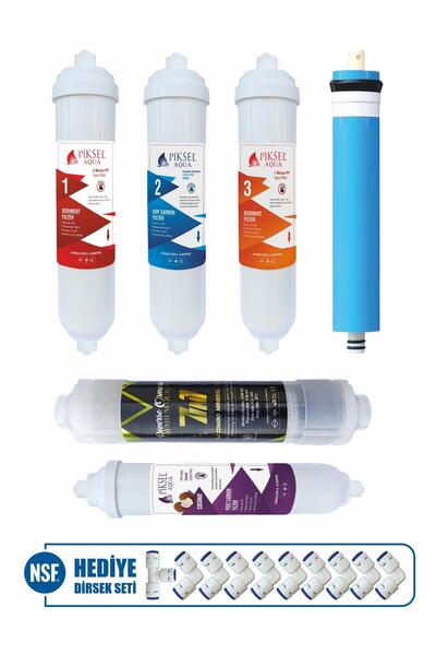 Piksel Aqua Kapalı Kasa (7 in 1) EVA Membranlı Filtre Seti