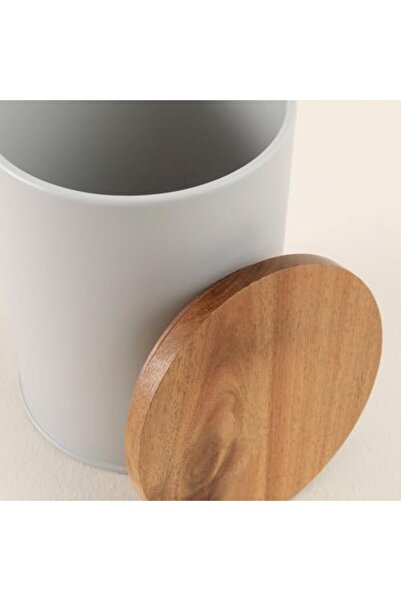 BRF Bezsell Agni Acacia Metal Jar 16X14 cm 1027645