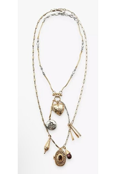 YAMİ 2’Lİ CHARMLI KOLYE