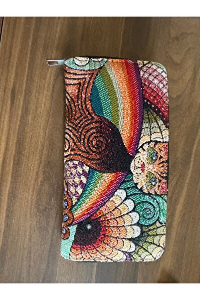 GM Kumaştan kedi figürlü cüzdan