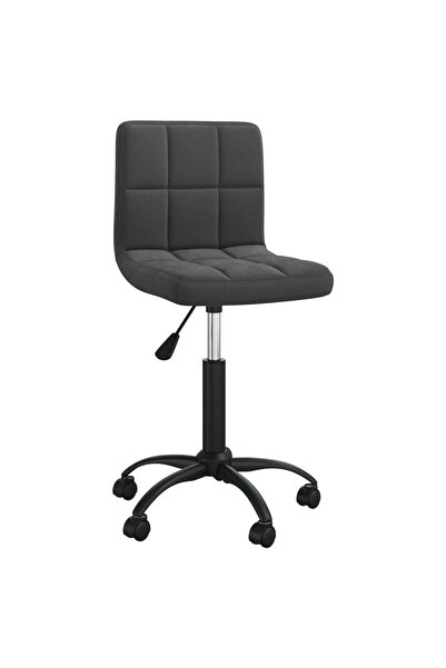 vidaxl Swivel Dining Chair Black Velvet