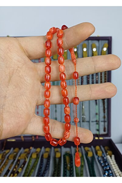 SEVER DOĞAL TAŞ Muhammed Tacir Usta İşçilik & İmzalı Sistemli Tesbih