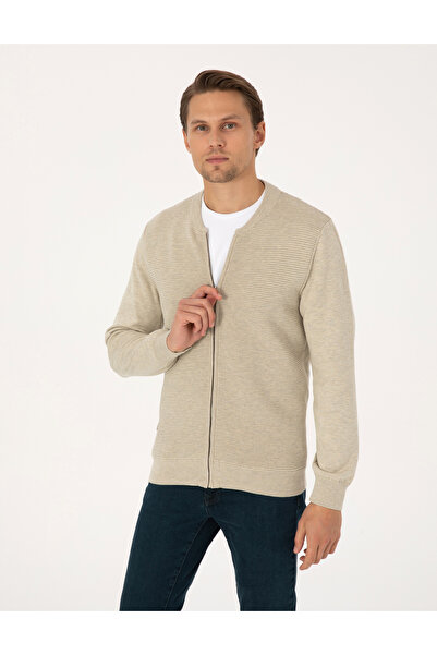 Pierre Cardin كارديجان تريكو بسحاب من كوم ميلانج قصة ضيقة 50317333-VR123