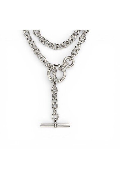 neslyaccessories D. Yurman Long Doc Chain Silver Necklace