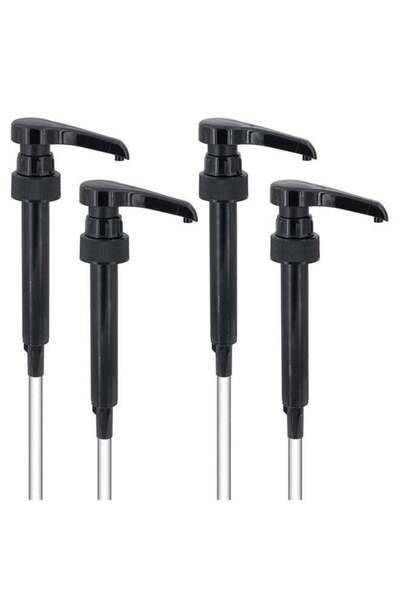 Generic أربع عبوات من مضخات شراب القهوة تناسب زجاجات شراب توراني، دافنشي، وجوردانز سكيني سعة 750 مل