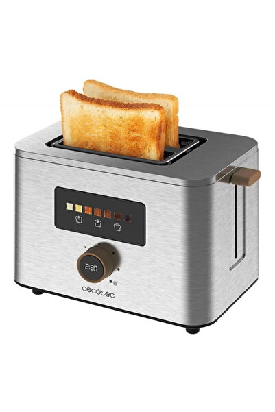 CECOTEC 4843, 950 W, 2 slices, Silver