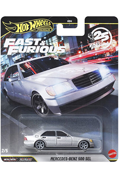 HOT WHEELS MERCEDES BENZ 500 SEL - FAST AND FURIOUS - PREMIUM - (1/64)