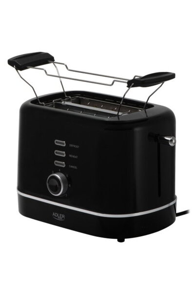 adler Ad 3224, 850 w, 2 compartment, black