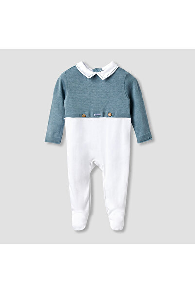 giggles بدلة نوم بياقة وأزرار كبس - أكمام طويلة