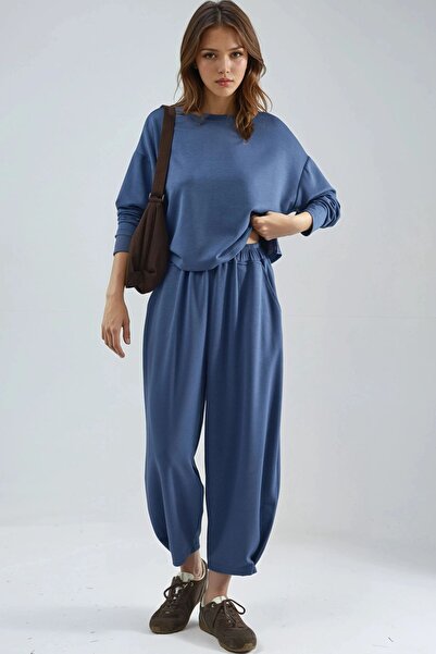 Hiccup Modal Textured Blouse & Shalwar Set Berşan Collection