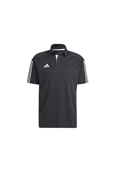 adidas Tiro23 C Co Po Men's Football Camping Polo T-Shirt Hk8051 Black