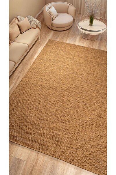 ANUTYA HOME Jüt Sisal Özel Ölçü Kaymaz Tabanlı Yıkanabilir İç ve Dış Mekan Ba...