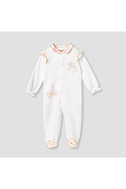 giggles بيجامة نوم مغلقة القدمين بطبعة زهور وأكمام طويلة