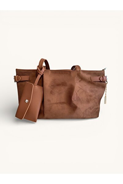 MEGUYA Forme Suede Kadın Omuz Çantası