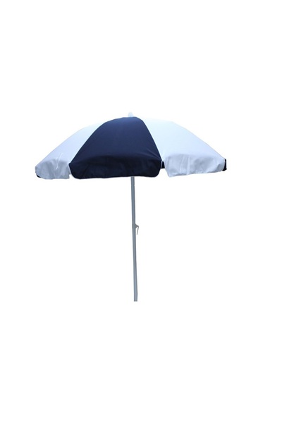 Hello Foldable Umbrella for Beach and Garden Navy Blue & White Color