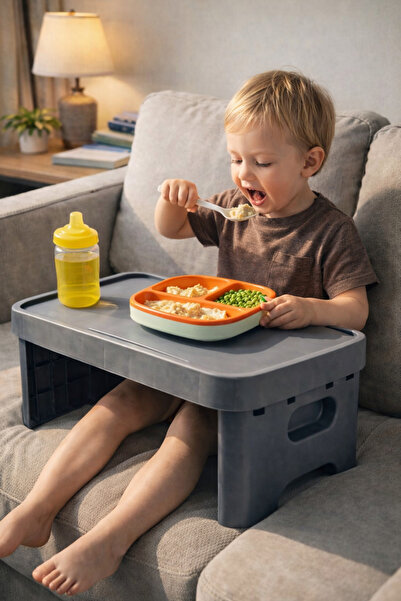 Mim Life Katlanır Çocuk Yemek Masası Çalışma Masası Laptop Masası Çok Amaçlı ...