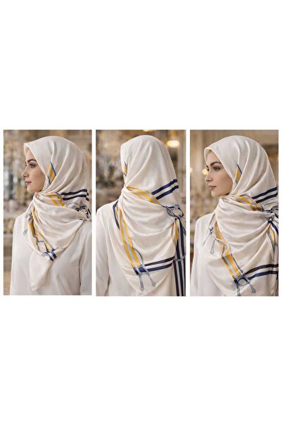 tomrisboutique شال حريري فاخر من الفوال، حجاب، وشاح، شال بنمط C، مقاس 70 × 18...