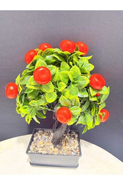ENG PARTİ DÜNYASI Decorative Cobalt Season Artificial Tree (Bonsai Form)